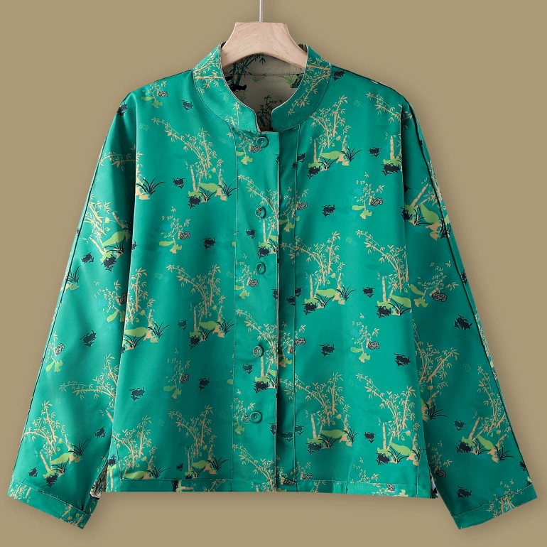 Double-sided jacket, elite cardigan, Chinese style