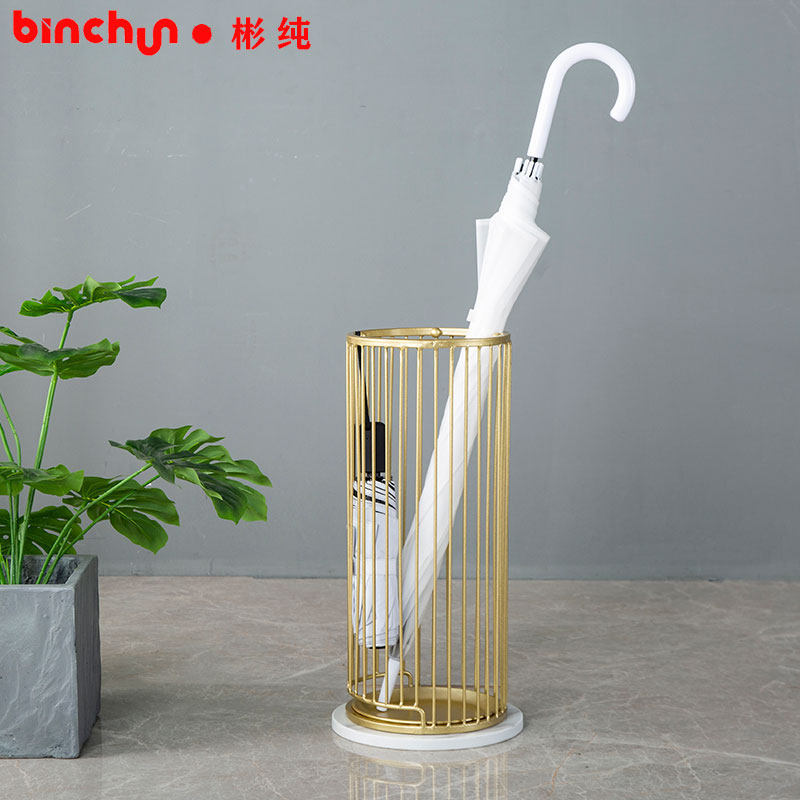 北欧创意铁艺雨伞架商店门口雨伞桶商用放伞架家用立伞收纳置物架