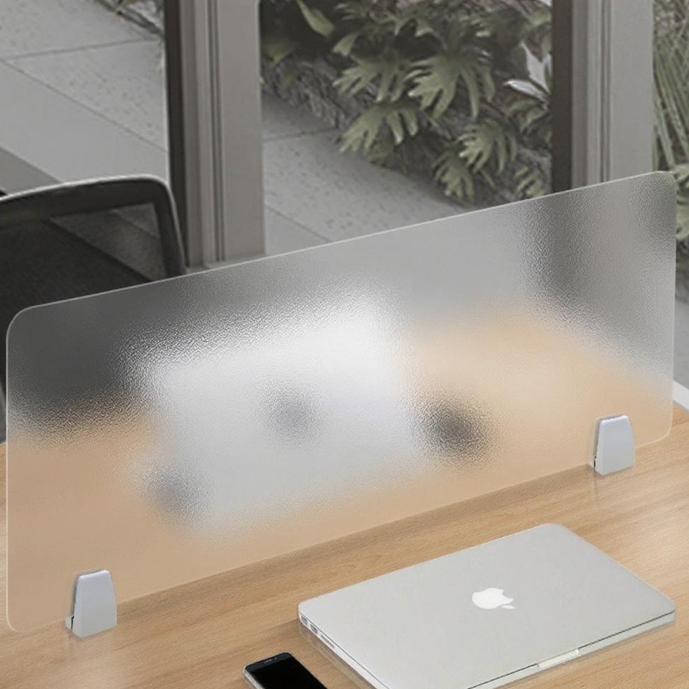 Office Desk Screen Bezel Frosted Transparent Partition Student Exam Desk Desk Bezel Partition Partition
