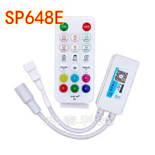 SP648E幻彩蓝牙音乐控制器RGB动态音2.4G遥控器控制或手机蓝牙APP