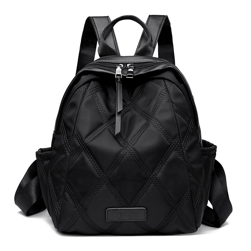 Mochila de moda coreana popular de mujer, bolsas de mujer de color sólido simple, nueva moda de comercio exterior, mochila de viaje.