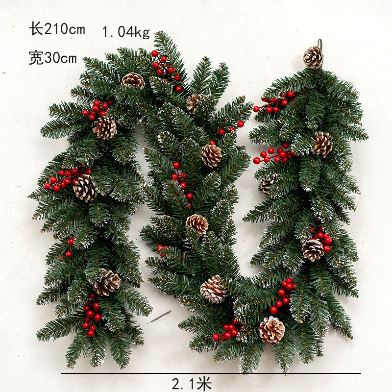 クリスマス藤条クリスマス装飾デパートホテルのショーウインドー手すり装飾豪華pe混合藤条|undefined