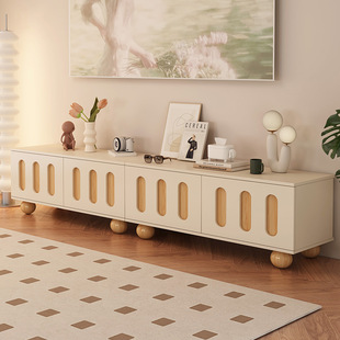 One-Piece Tv Cabinet Coffee Table Living Room Home New Small Apartment Storage Storage Integrated Floor-Standing Tv Cabinet