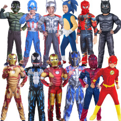 ハロウィン cos コスチューム男の子と子供トールスパイダーマンハルクヴェノムウルヴァリンキャプテンアメリカコスチューム