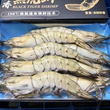 越南泰国马来西亚黑虎虾草虾冻草虾仁黑虎虾仁熟虎虾自助餐铁板烧