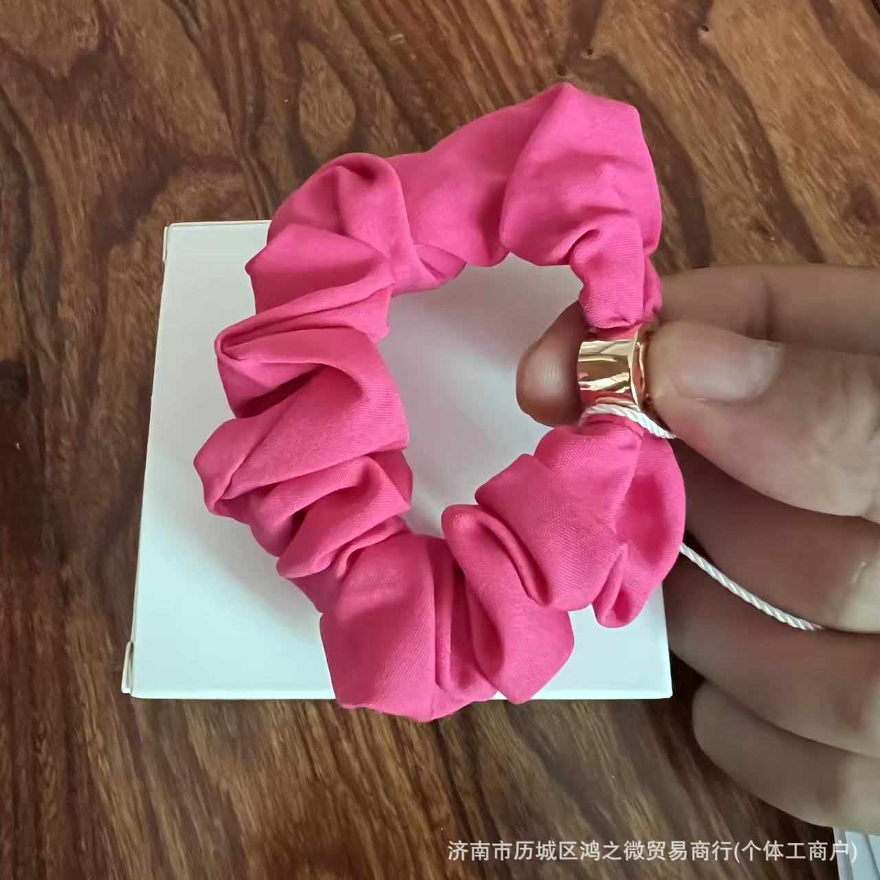 Lu's Chanel-Style Women's Logo Hair Tie, Yoga Sporty Ponytail Hair Rope, Fresh, Sweet, Simple, High Elasticity