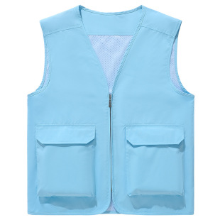 Workwear Vest 2025 New Model Cross-Border Main Promotion Spring and Summer All-Season Outdoor Casual Unisex Multi-Pocket Vest Workwear