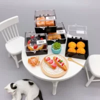 Кукольный домик кукольный домик в коробке ананас круассан костюм мини-аксессуары для игр с едой BJD окружение
