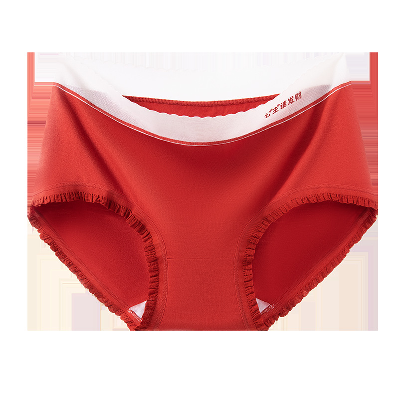 W6560-Calcetines rojos de encaje_2