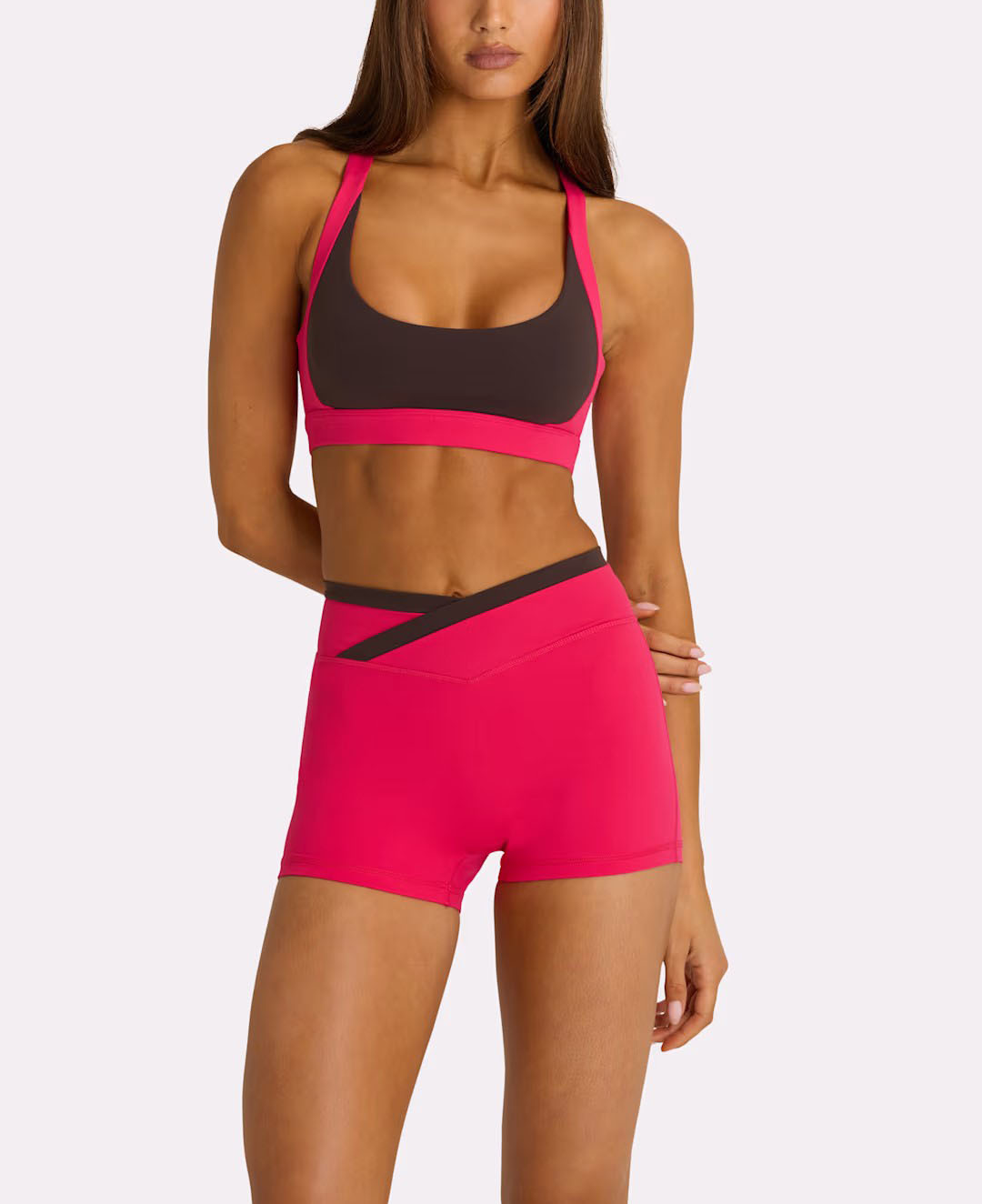 Cross-border media y alta resistencia antichoque con cojín de pecho desnudo sensación de fitness correr chaleco de yoga bra ropa interior deportiva bra