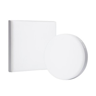Surface-mounted borderless LED panel lamp round square monochrome three-color two-color dimming ceiling lamp downlight