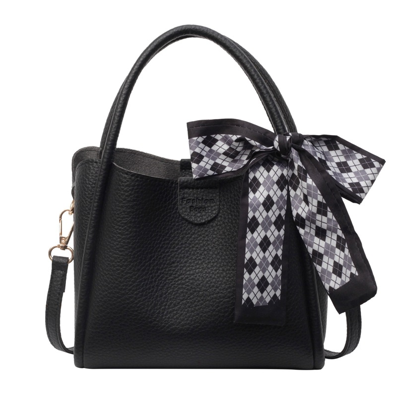 Bolso de Mano para Mujer, Estilo 2025, de Alta Gama, Simple, Moderno, Bolso de Hombro Coreano, Versátil y Popular, Tipo Cubo