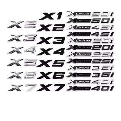 Displacement Logo Side Tail Sticker Car logo
