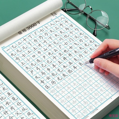 帝寶森小學生練字帖常用3000漢字楷書練習田字格硬筆書法專用紙每日壹練