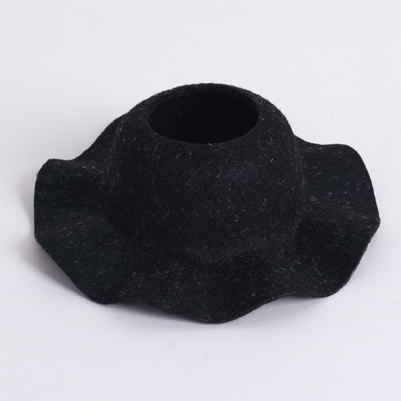 Labu nuevo sombrero de feltero abierto sombrero de cúpula sombrero accesorios de moda sombrero mini sombrero muñeca