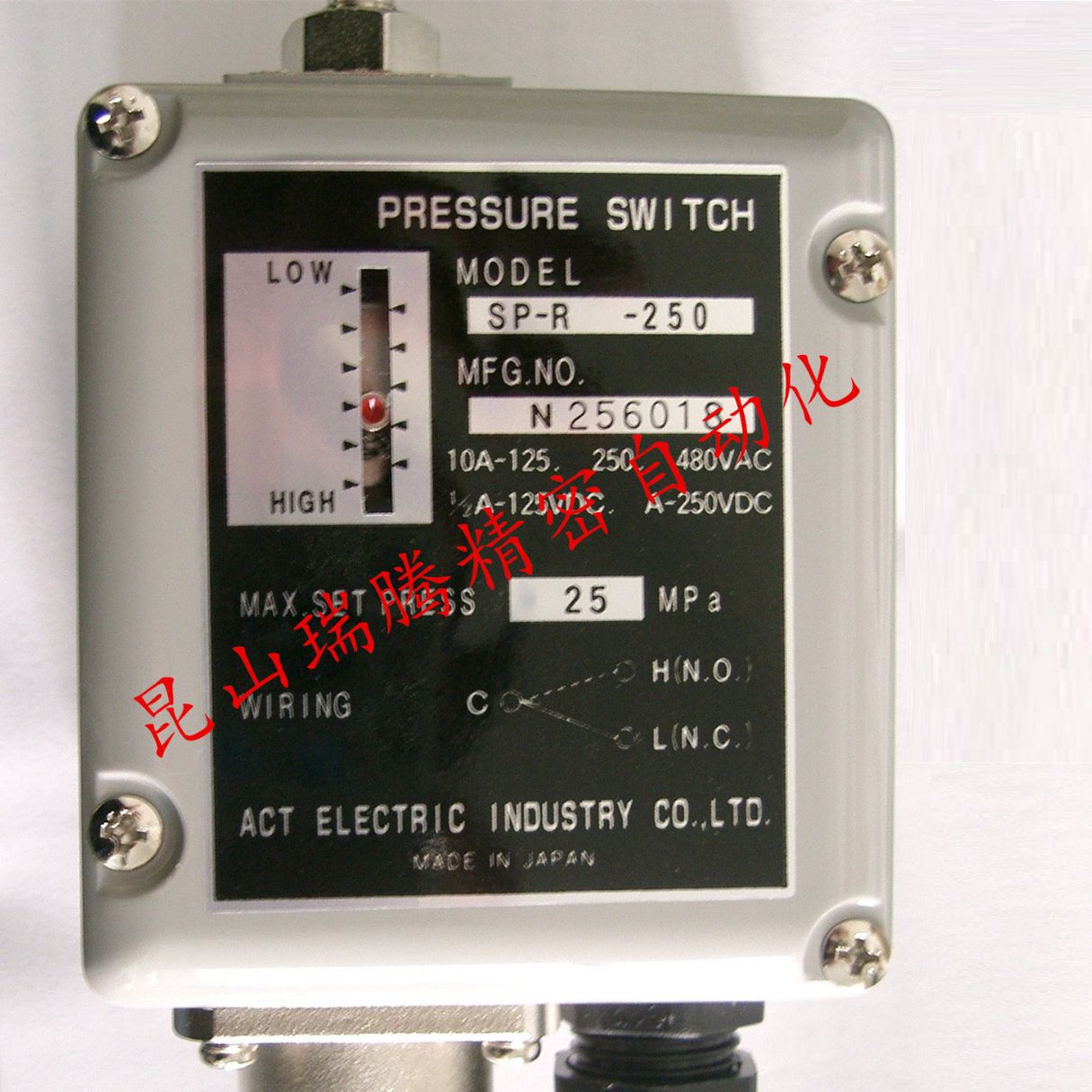 ACT压力开关SP-R-50,SP-R-100,SP-R-200,SP-R-250