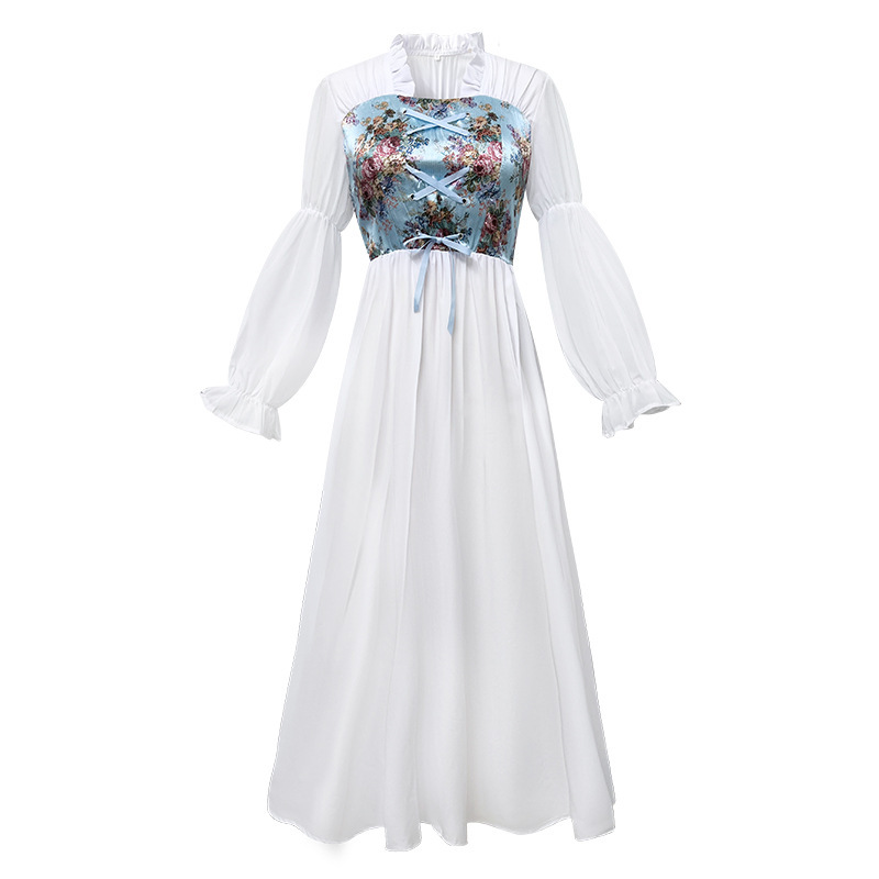 Actual Shot of the New French Dress for Autum 2025, Accessible Luxury Dress, Halloween Performance Drama Stage Costume