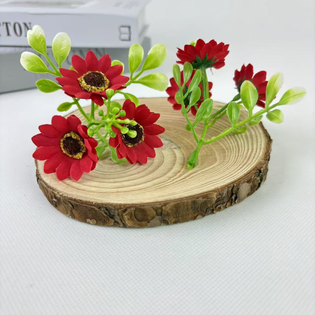 Pastoral pequeña flor fresca guirnaldas de flores tocado de novia fotografía accesorios de vacaciones joyas tocado de flores de pinza mini