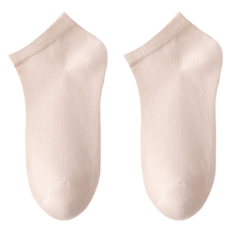 Calcetines Zhuji Calcetines antiolores y absorbentes de sudor para hombres Calcetines deportivos Color sólido Calcetines de barco de corte bajo sin tacón Calcetines de hombre de algodón de todo fósforo