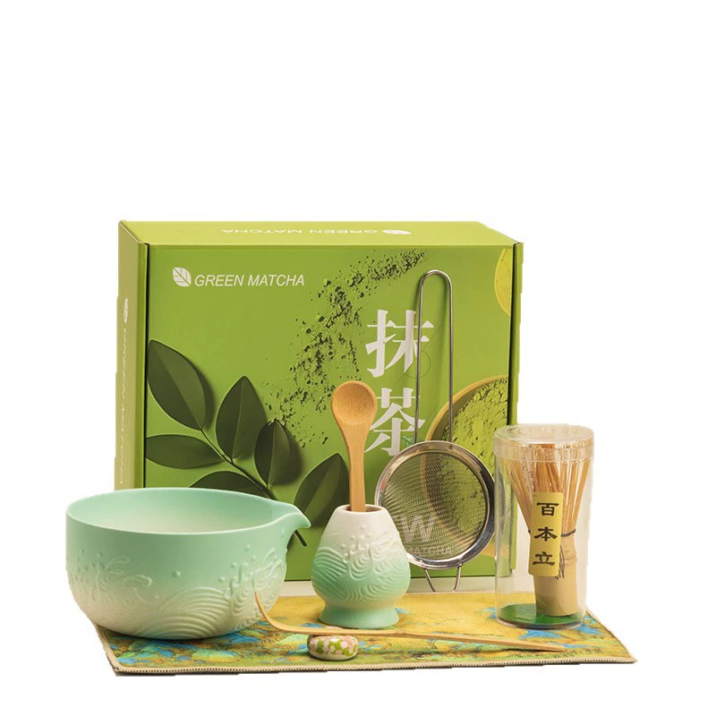 (Cross-border trading), matcha, tea cup, set, gradient