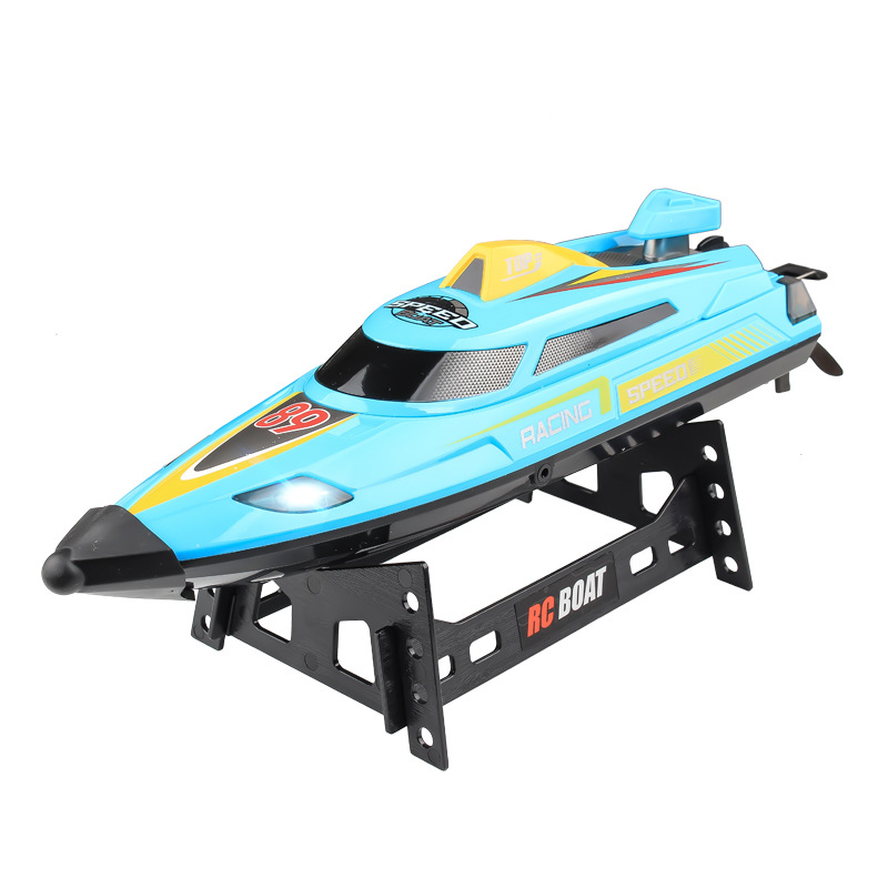 Jianghu sea area D089 remote control boat upgrade night running lights water cooling capsized ship back to the right remote control speed boat motor boat 5