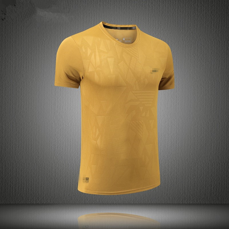 Summer outdoor sports fitness quick-drying T-shirt short sleeve mesh basketball training running sportswear wholesale