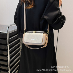 High-End Small Square Bag, Fresh Retro Versatile Shoulder Crossbody Bag, Internet Celebrity Box Bag, Korean Style Handbag Wholesale