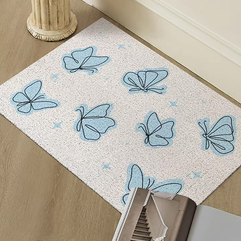 Non-slip Silk Loop Area Rug For Entryways And Home Flooring_voghion.com