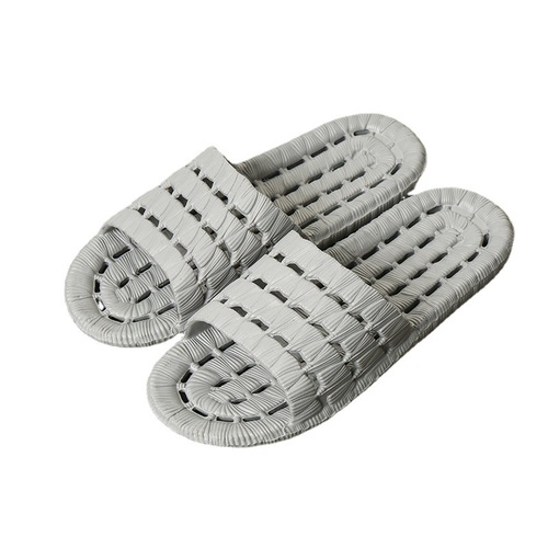 Couple Leaky Slippers Indoor Anti-Slip Shower Home Bathroom Slippers All Seasons Quick Dry Soft Sole Leaky Slippers Eva
