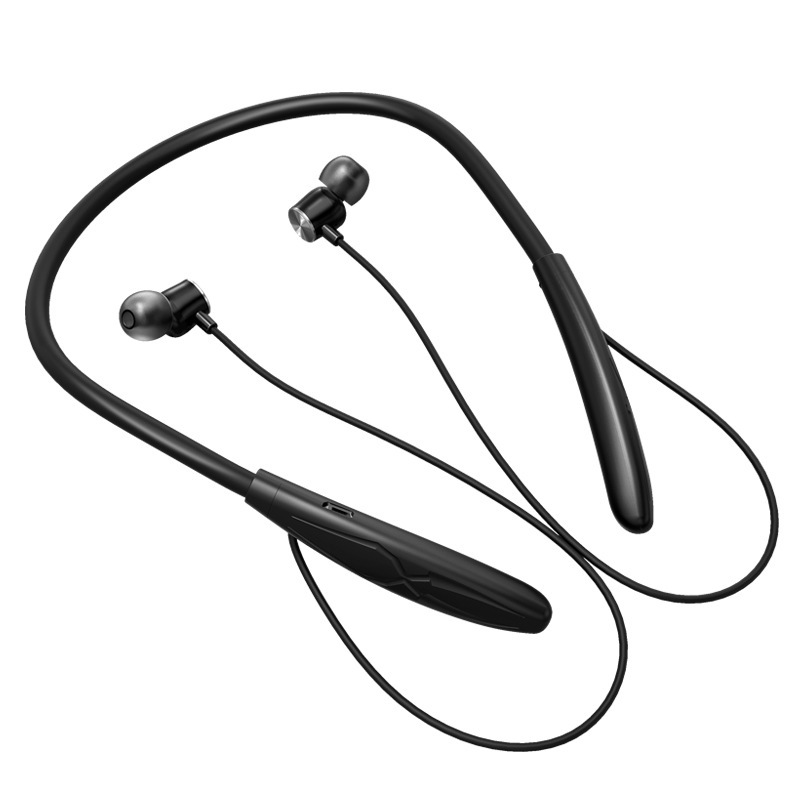 首掛け式Bluetoothヘッドセット、ワイヤレスネックバンド型、スポーツ/ランニング用インイヤー型B4、卸売メーカー、ギフトボックス入り、Bluetooth 5.4対応|undefined