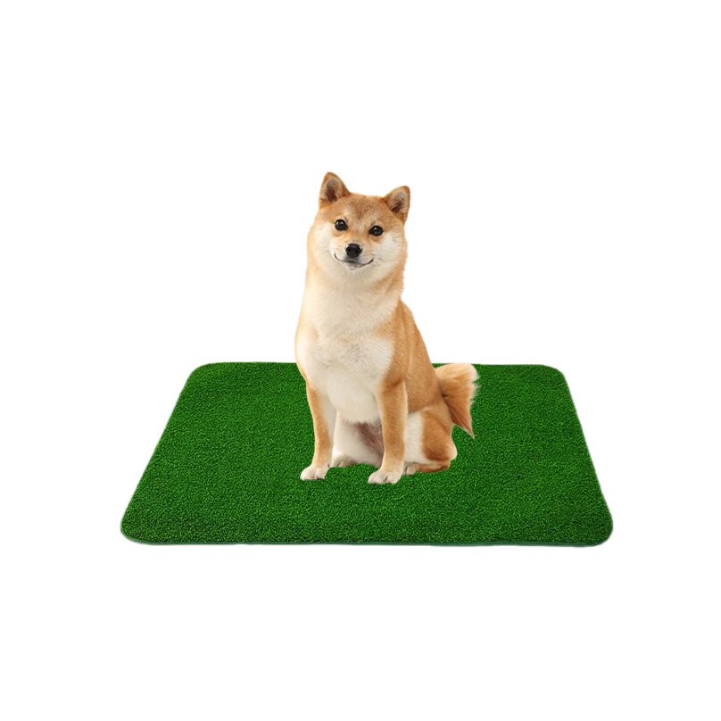 Alfombra de inodoro para perros transfronterizos para mascotas, césped simulado lavable a máquina, alfombra antideslizante para perros y gatos, alfombra de orina para perros