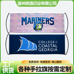 誕生日イベント カラフルなハンドプルフラッグ 記念日 スポーツイベント 応援フラッグ 格納式ハンドプルバナー カスタマイズ