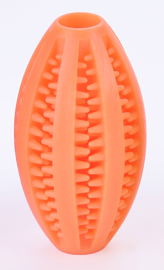 Juguete para mascotas atascado comida solo aliviando tapada Bola de perro molar goma elástica bola sólida perro juguete Bola de comida