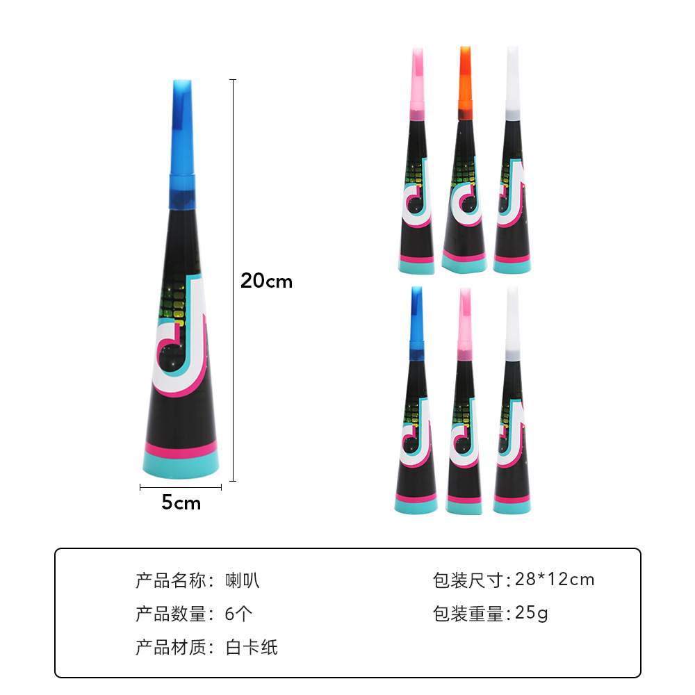 Amazon nuevo dibujos animados chatter cumpleaños suministros de fiesta TIKTOK temática decoración de los fabricantes de Yiwu