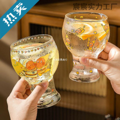 星星人联名杯子玻璃杯啤酒杯果汁杯家用饮料杯牛奶杯情侣对杯套装