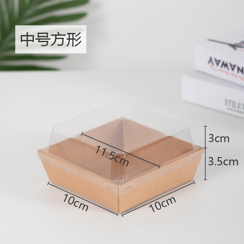 Sandwich toallas, caja de nieve, pastel de carne, caja de embalaje de pastel, caja de embalaje de panadería