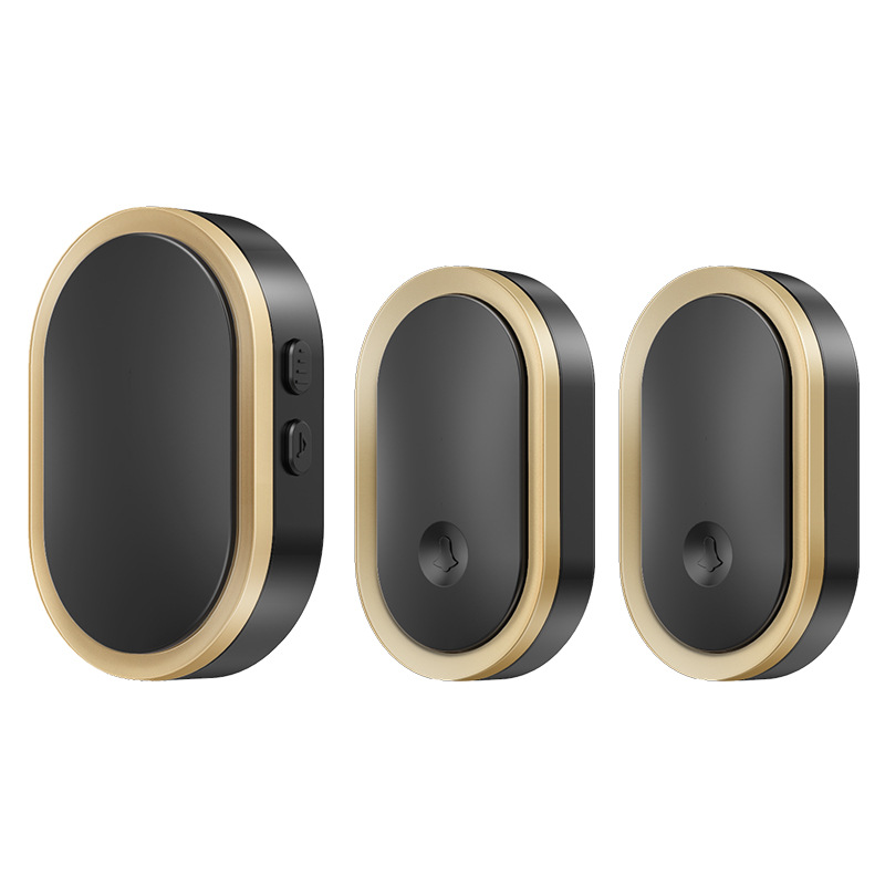 远距离家用无线门铃二拖一不用电线穿墙电子老人呼叫器大音量门铃