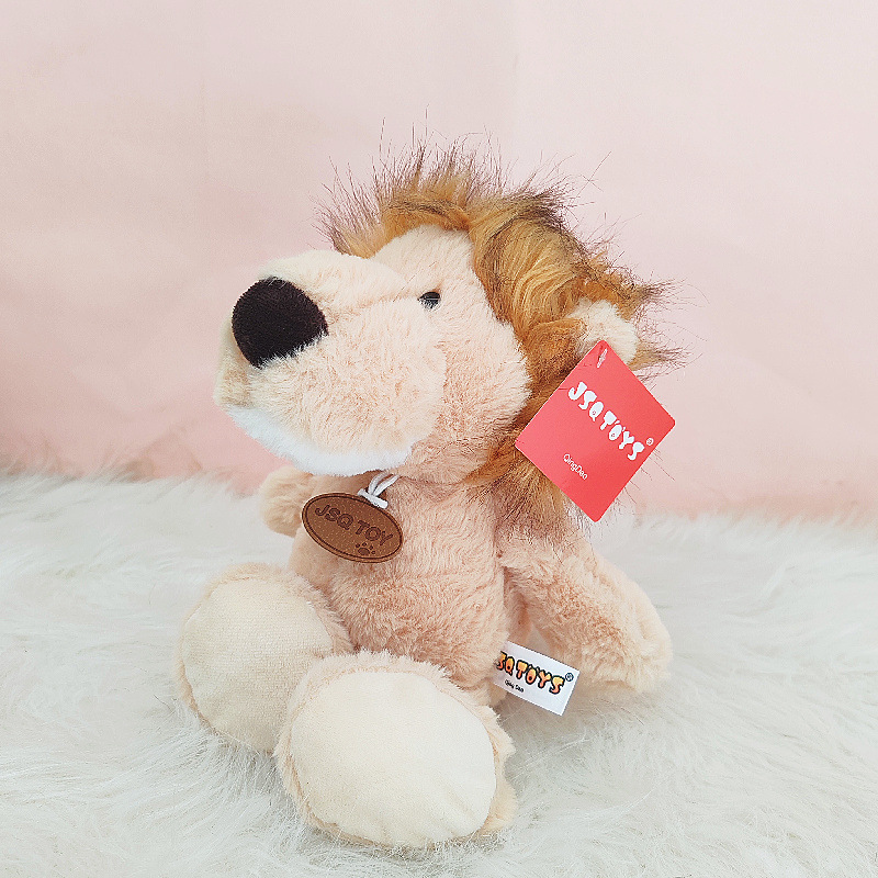 Linda Q linda muñeca de león león amarillo peluche animal del bosque tranquilizador muñeca muñeca regalo de cumpleaños