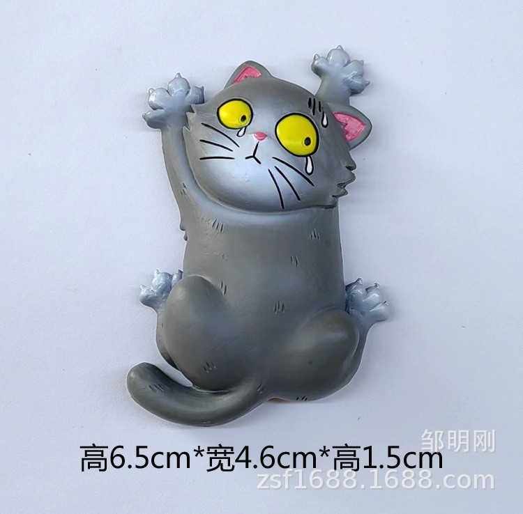 冷蔵庫は猫の冷蔵庫を貼って樹脂の部品の冷蔵庫を貼って卸売りの携帯電話の携帯電話の部品の冷蔵庫の装飾品を貼ります。|undefined