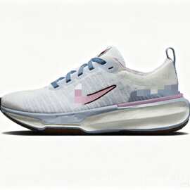 莆田跨境男鞋登月zoom run3网面透气男女防滑减震增高运动跑步鞋