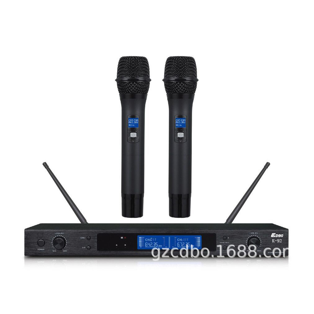 CDBO 专业舞台演出话筒无线麦克风K-92家用K歌KTVK手持领夹头戴咪