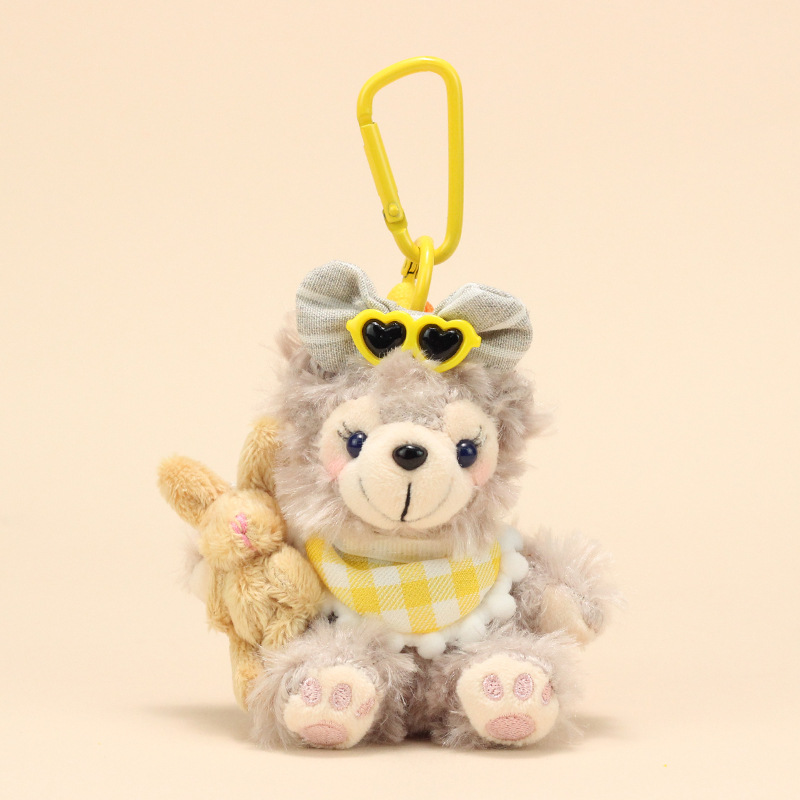 [포카토끼 + 노란색 턱받이 + 노란색 안경] 메이메이 + 노란색 팔찌