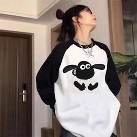 女童纯棉长袖T恤2025春秋新款儿童洋气上衣中大童宝宝百搭打底衫