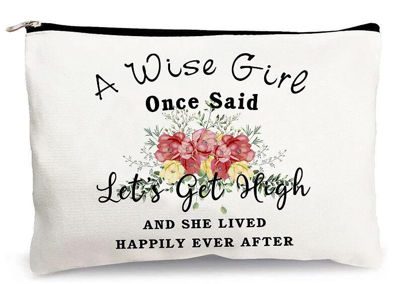 Amazon deseo popular cremallera lápiz caso logo poliéster algodón sublimación bolso cosmético de la moneda del bolso de las mujeres