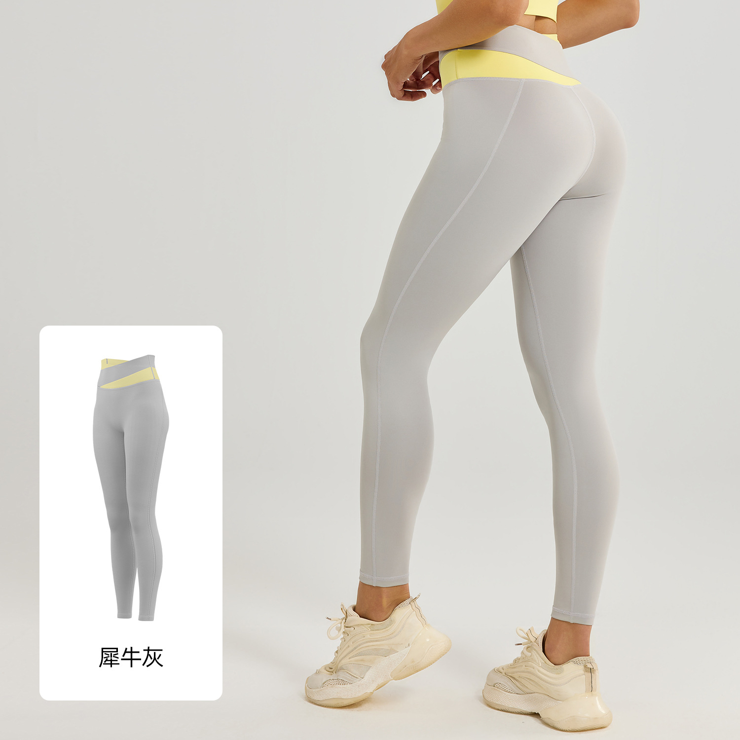 Pantalones de yoga Juyitang transfronterizos europeos y americanos de cintura alta, moldeadores y levanta glúteos, leggings deportivos para fitness y running para mujer