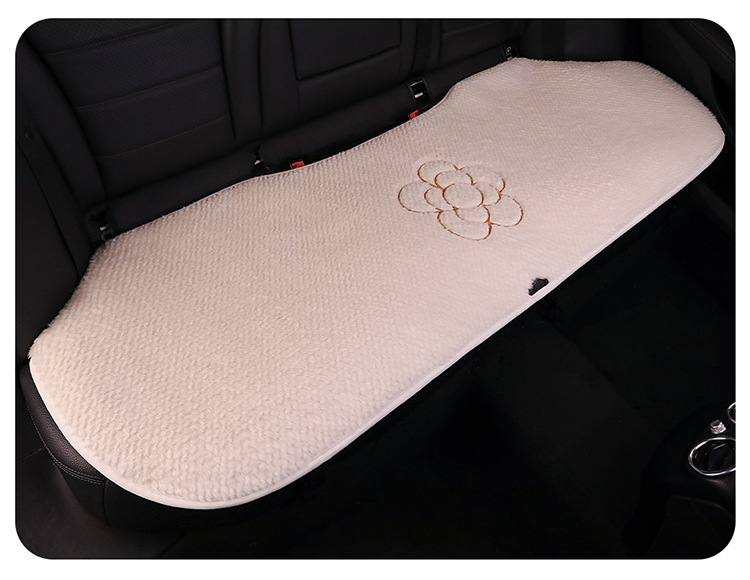 New camellia 12v electric heating car seat cushion USB size car universal single five winter plush cushion