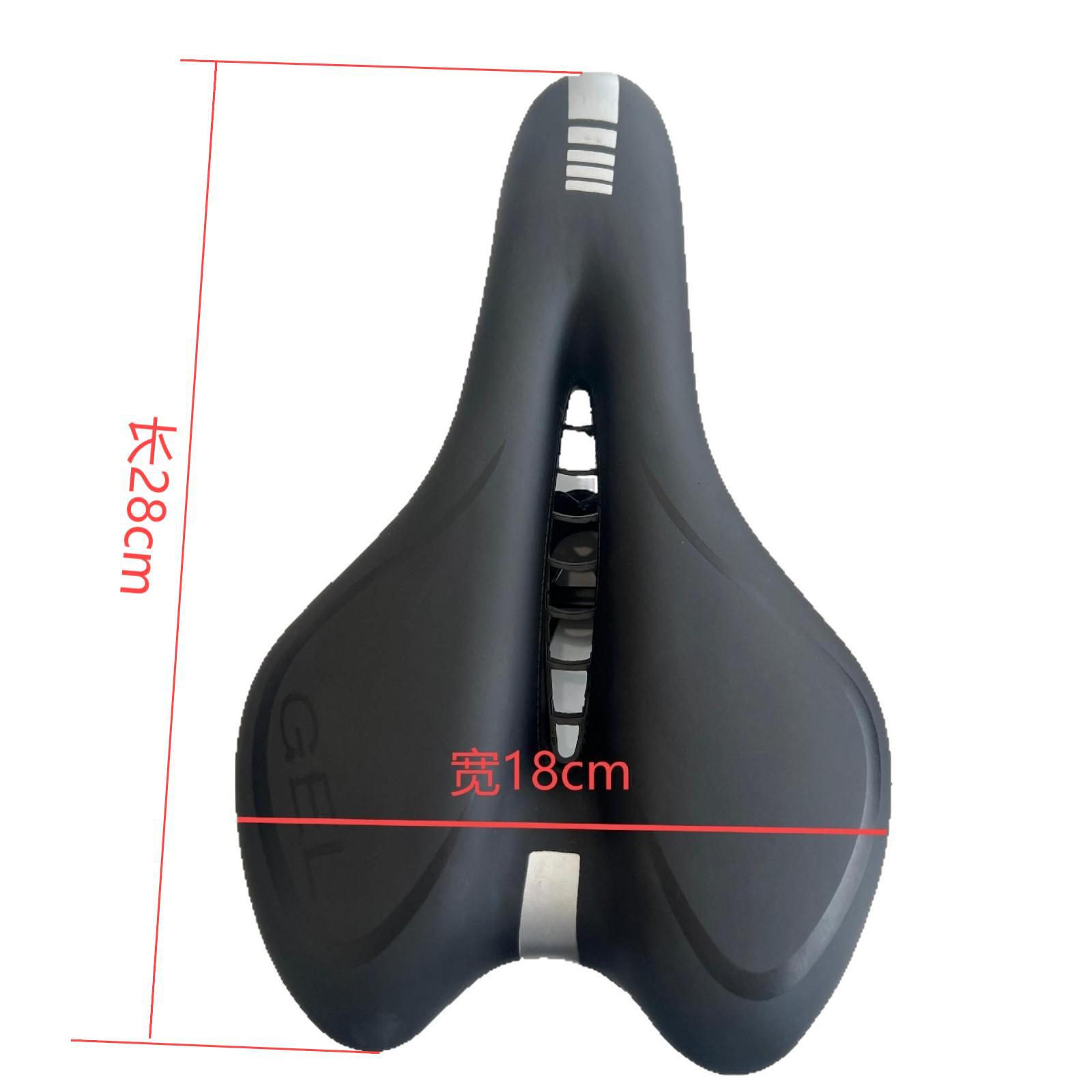 GEL silicona asiento de bicicleta de montaña sillín de carretera super suave y grueso cómodo amortiguador sillín de carretera