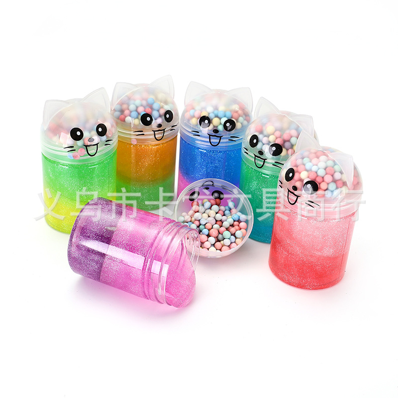 新款小礼物盒套装起泡胶高颜值不沾手水晶泥儿童玩具礼品批发|ms