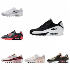 Max 90 エアクッションシューズメッシュ通気性男性と女性のスポーツシューズレトロ衝撃吸収学生靴スター同じスタイルのカジュアルスニーカー