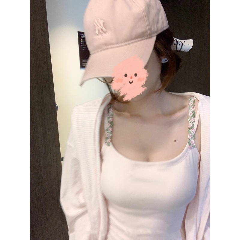 花キャミソール女性の夏の新しいホットガールトップアウターウェア美しいバック通勤デザインニッチボトリングシャツ女性用|undefined
